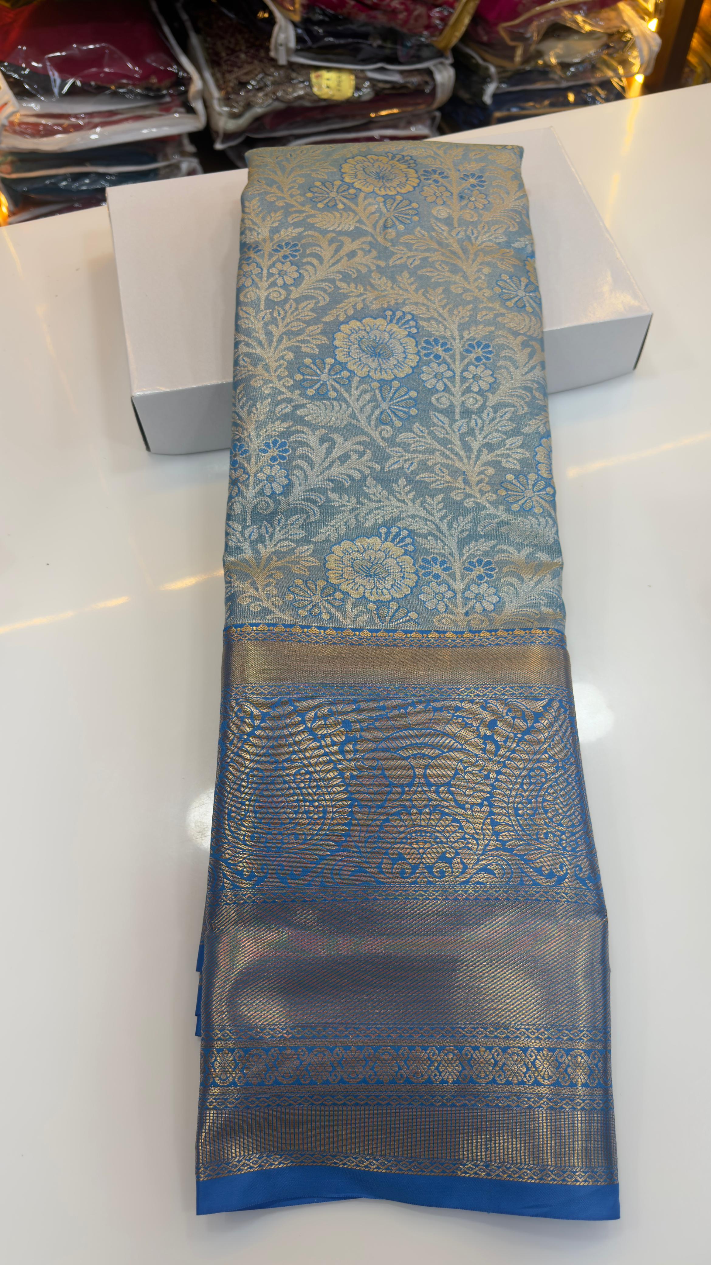 Semi Kanchi pattu sarees