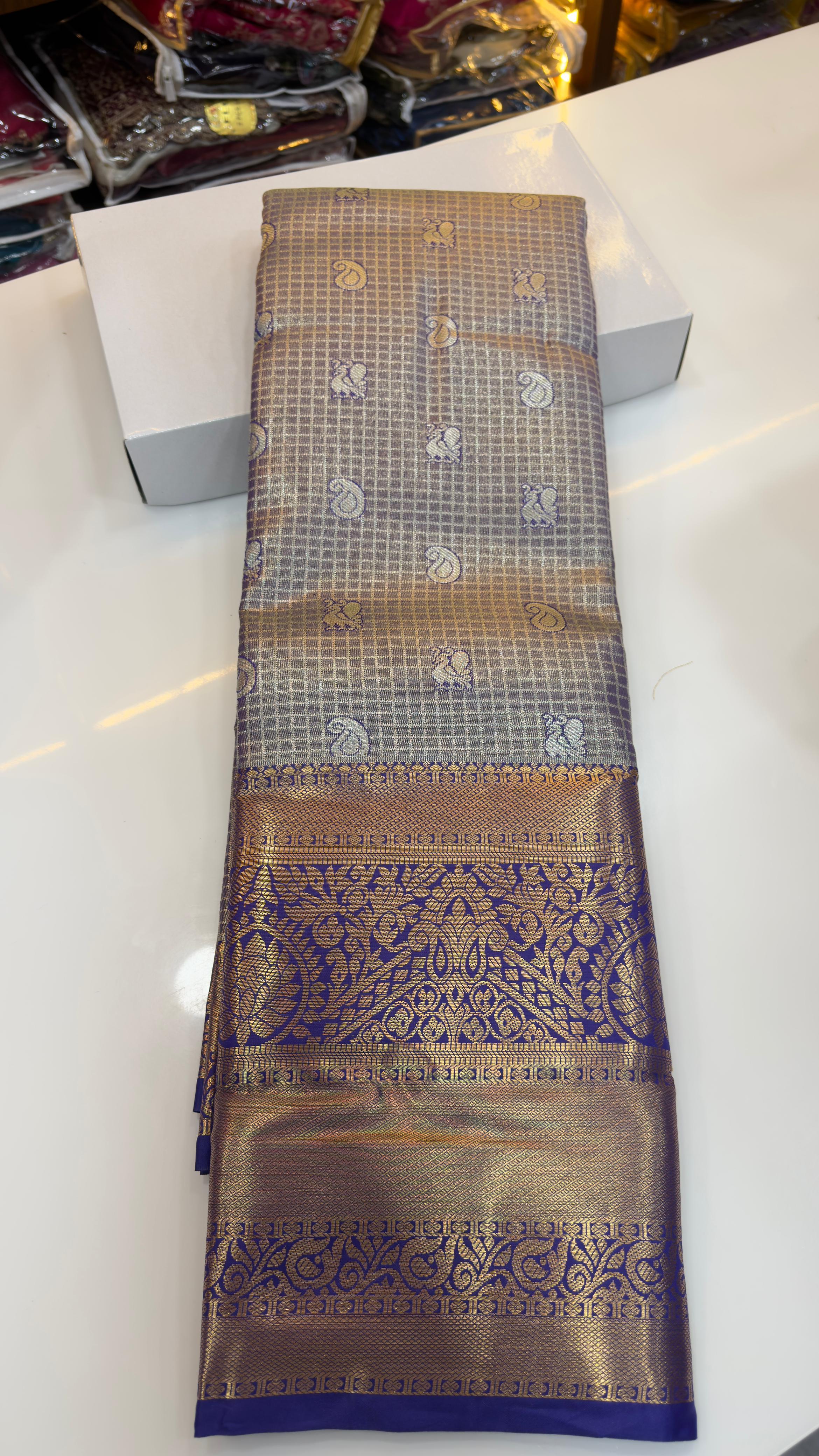 Semi Kanchi pattu sarees