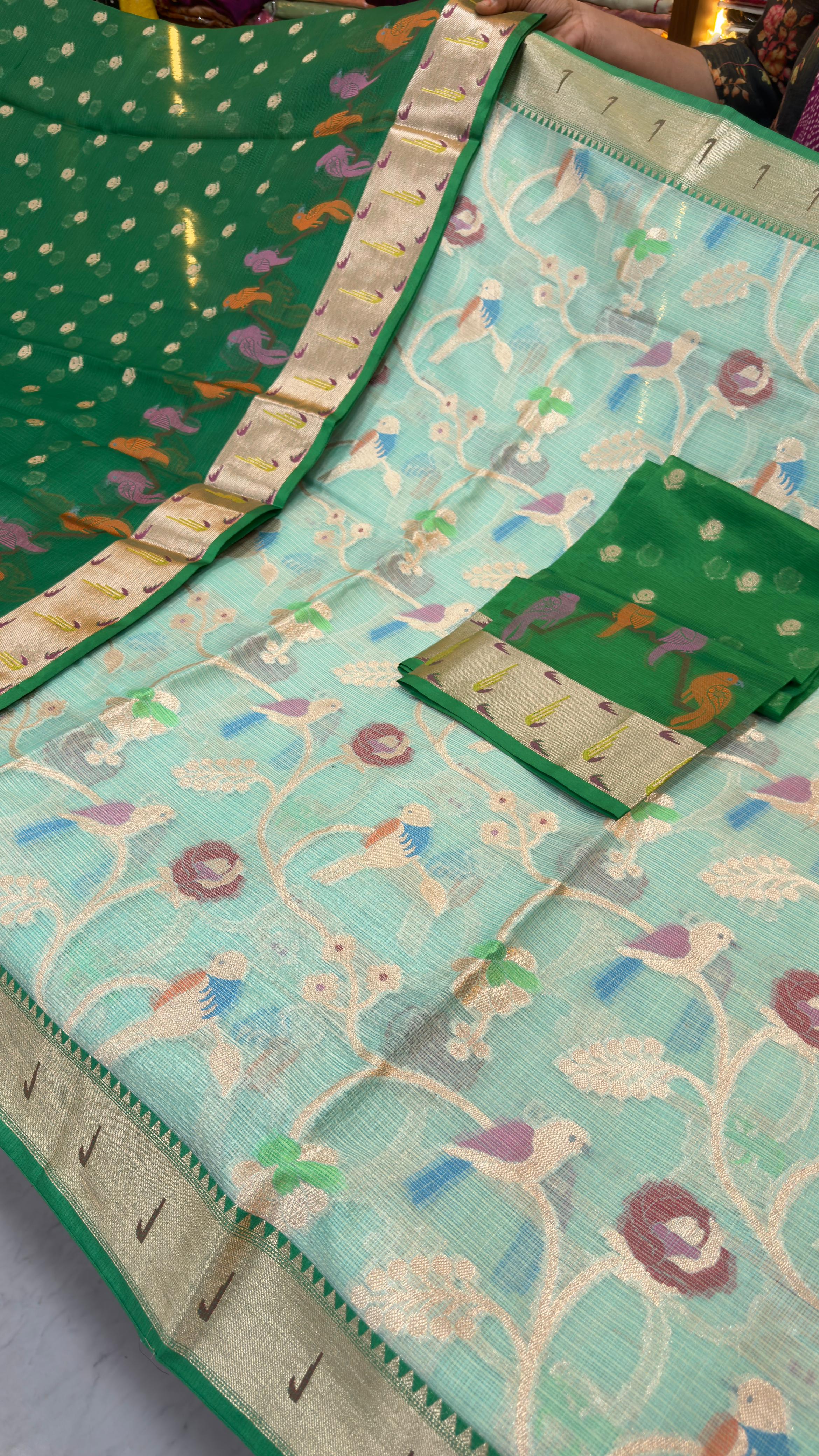Zari Kota lehengas