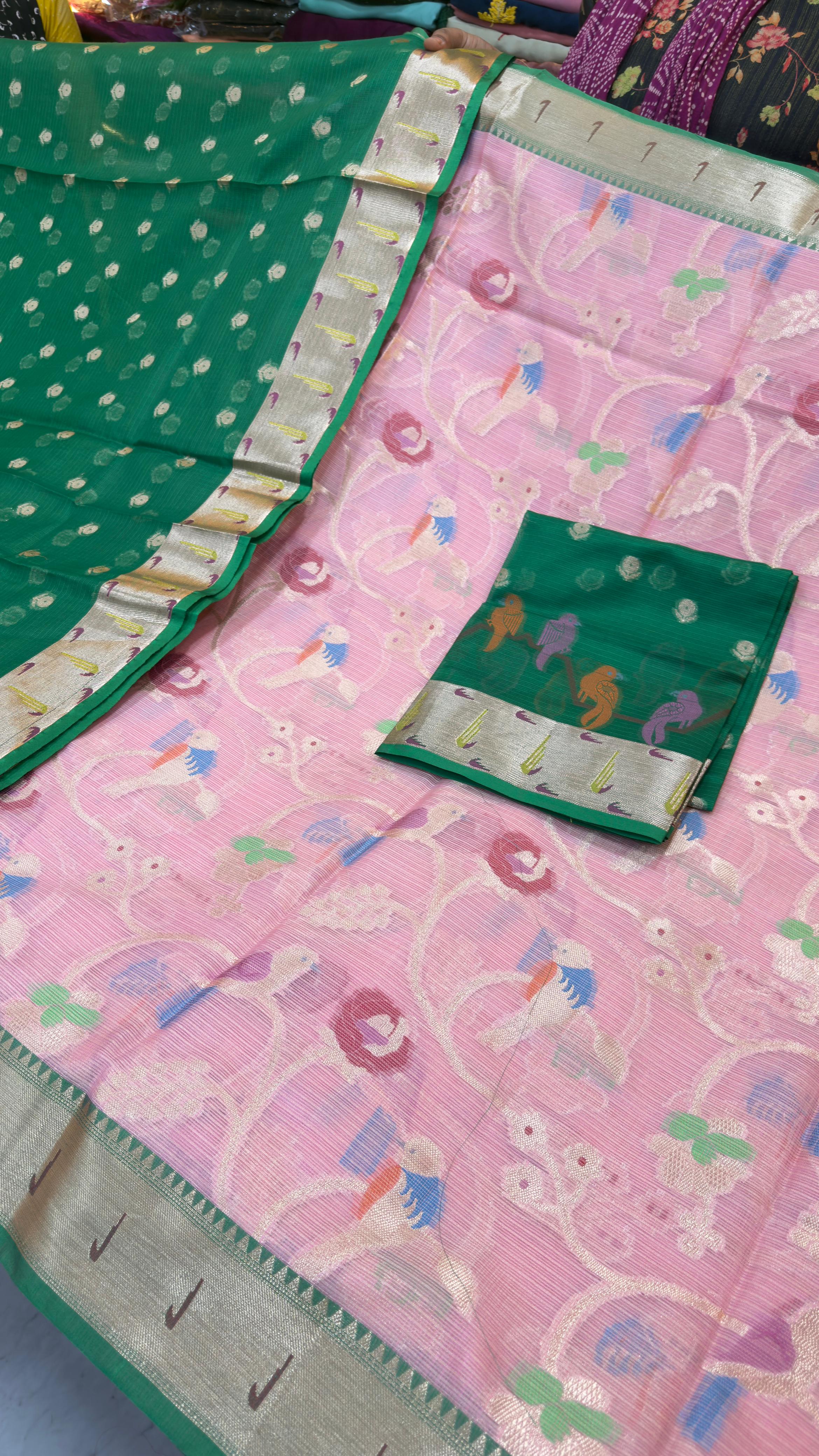 Pre booking Zari Kota lehengas