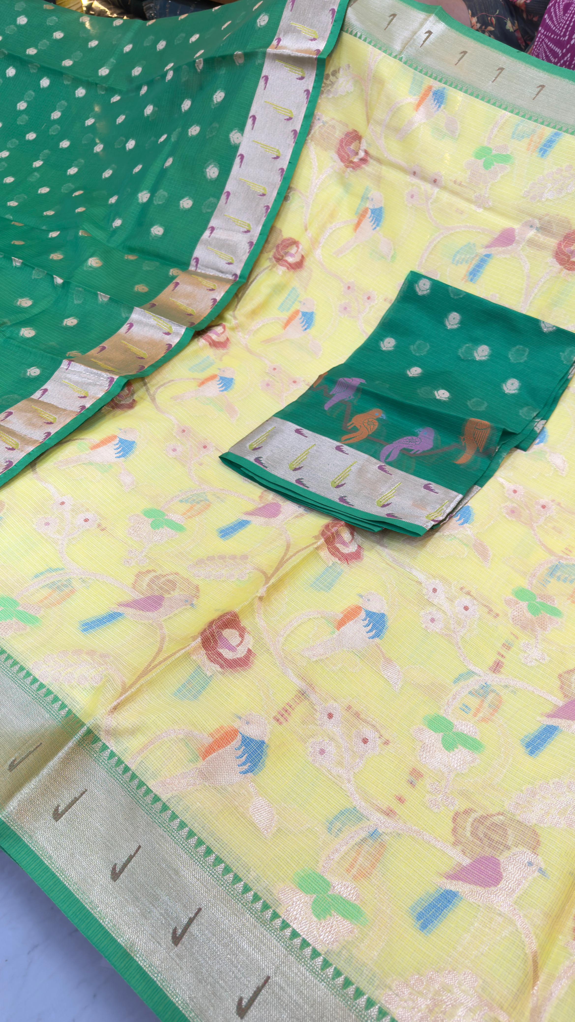 Zari Kota lehengas