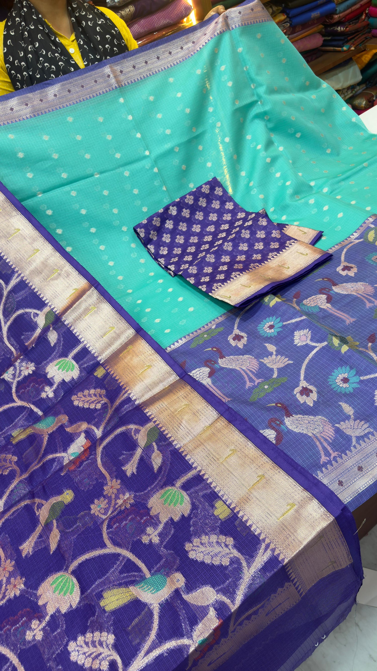 Zari Kota Lehengas