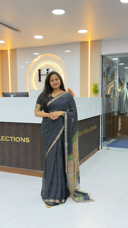 Bandhini deisgn Georgette saree