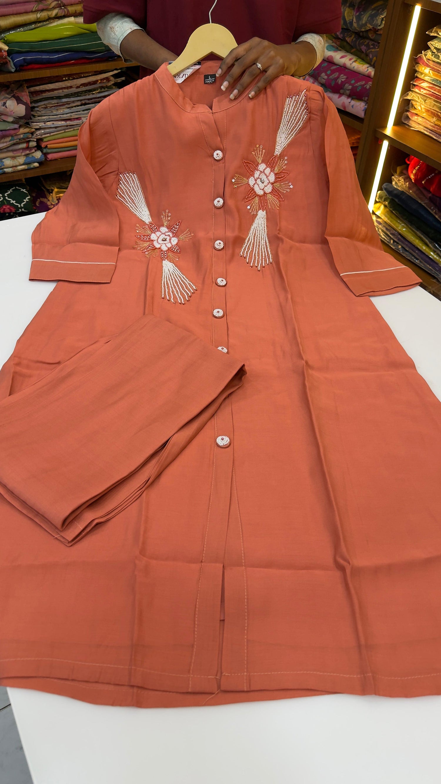 Mul Chanderi Co Ord Sets