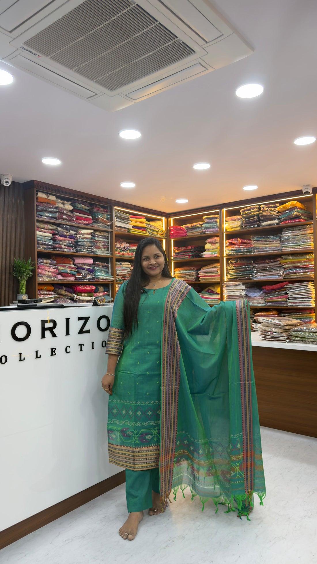 Jamdani stitched Dresses