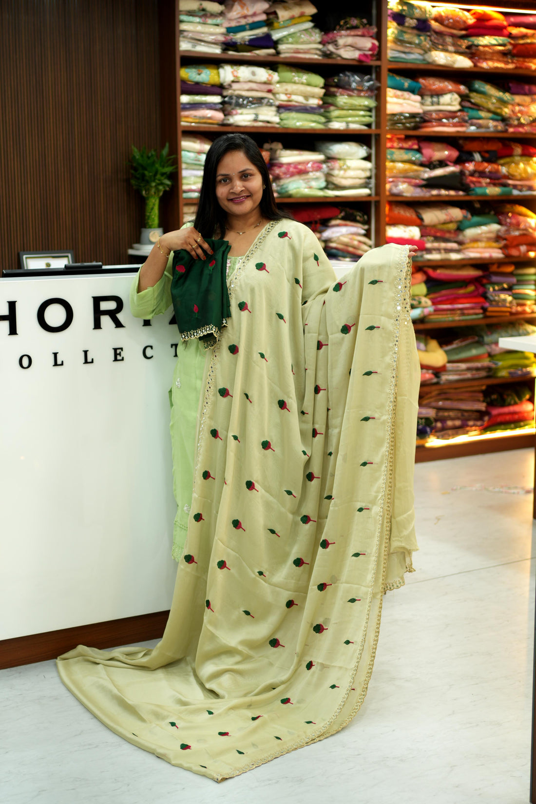 Party wear chiffon saree