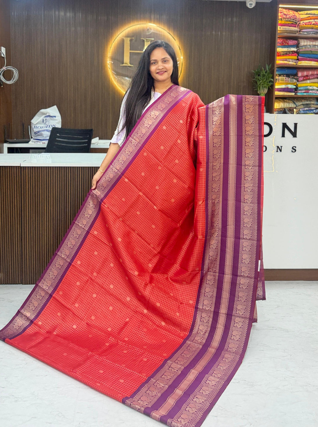 Semi vintage style party sarees
