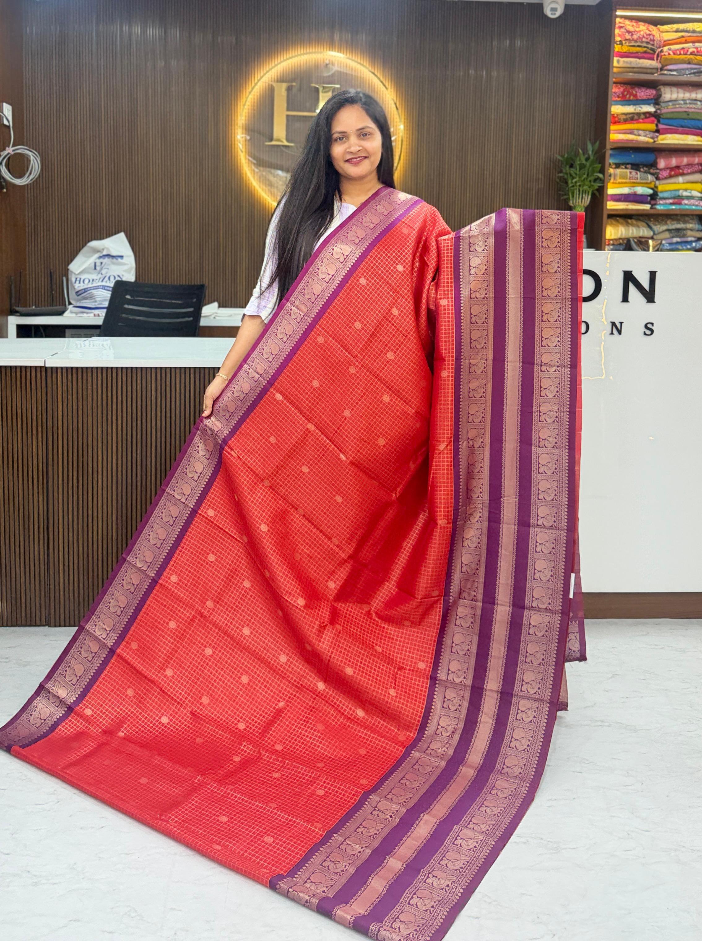 Semi vintage style party sarees
