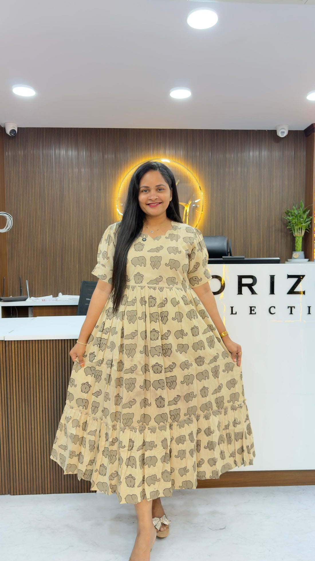Kalamkari Cotton Frocks M to 4Xl