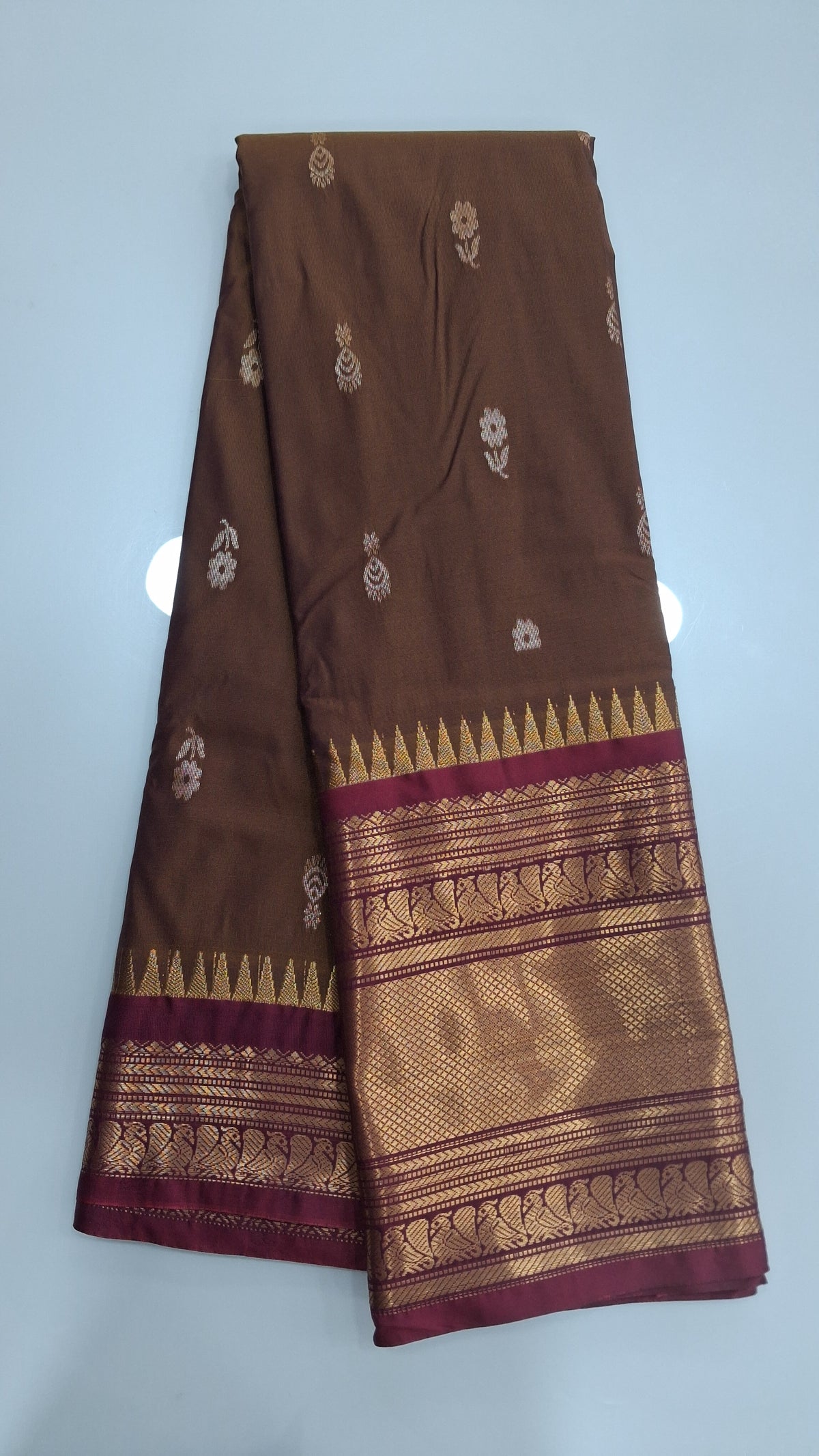 Vintage Gadwal Soft Pattu Sarees