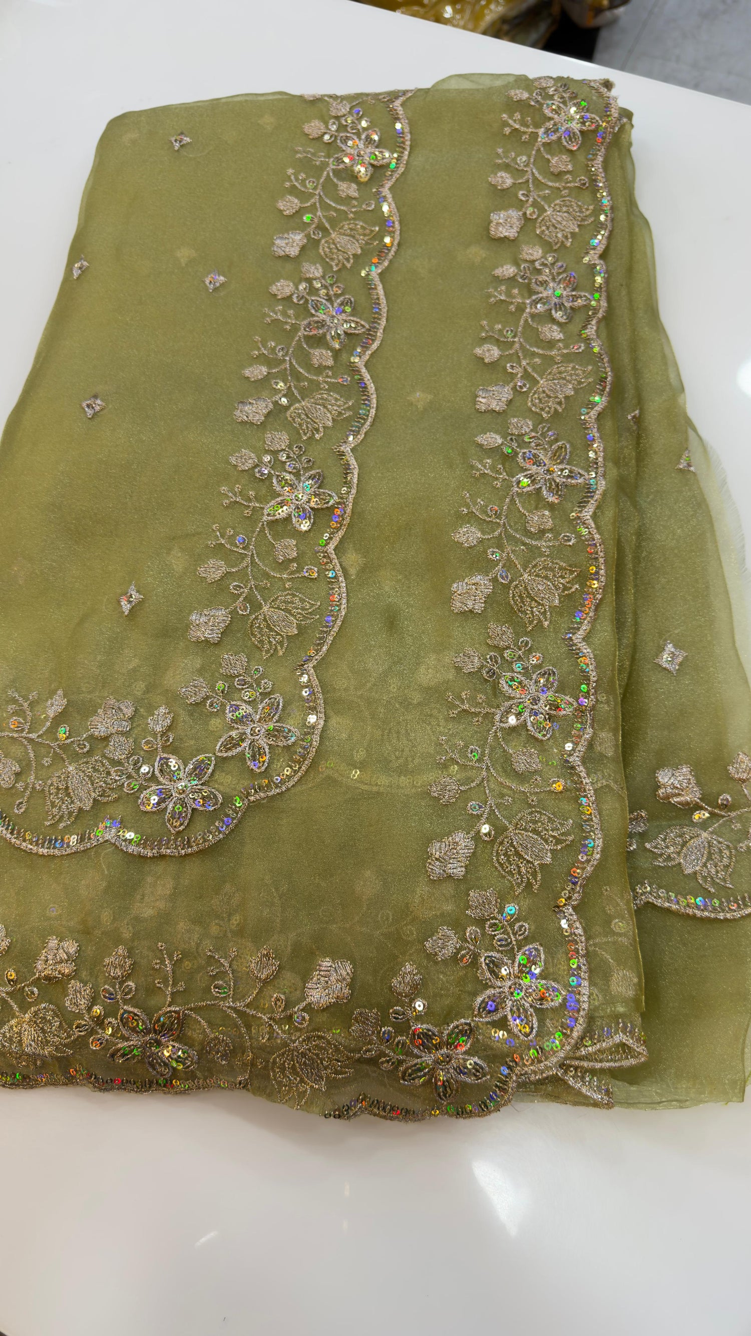 Double Border Party wear sarees