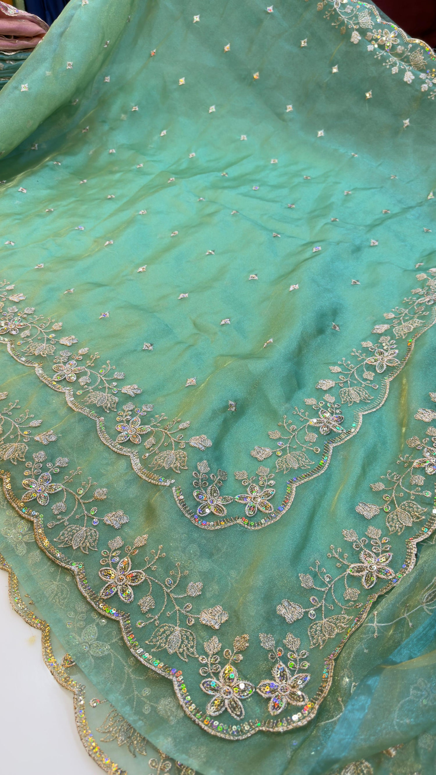 Double Border Party wear sarees