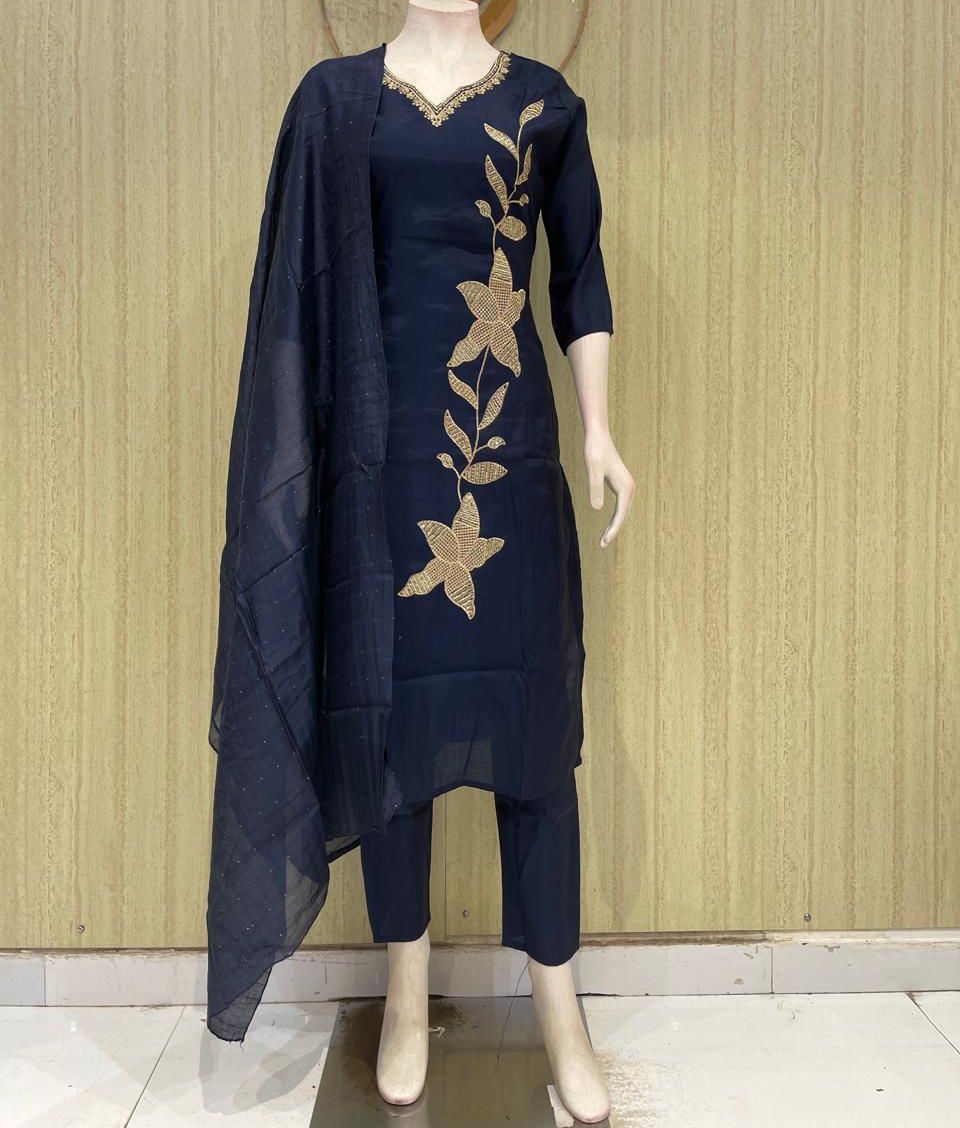 Fancy party wear 3 piece set