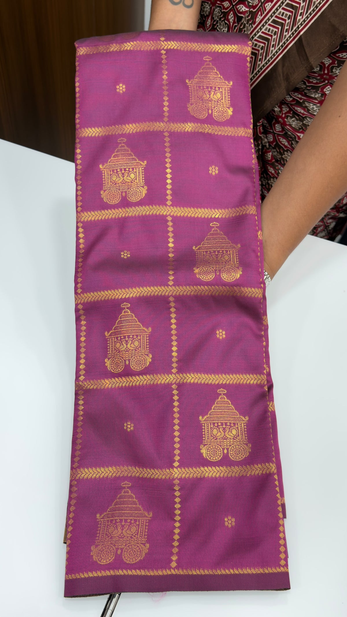 Kanjivaram inspired Soft silk sarees