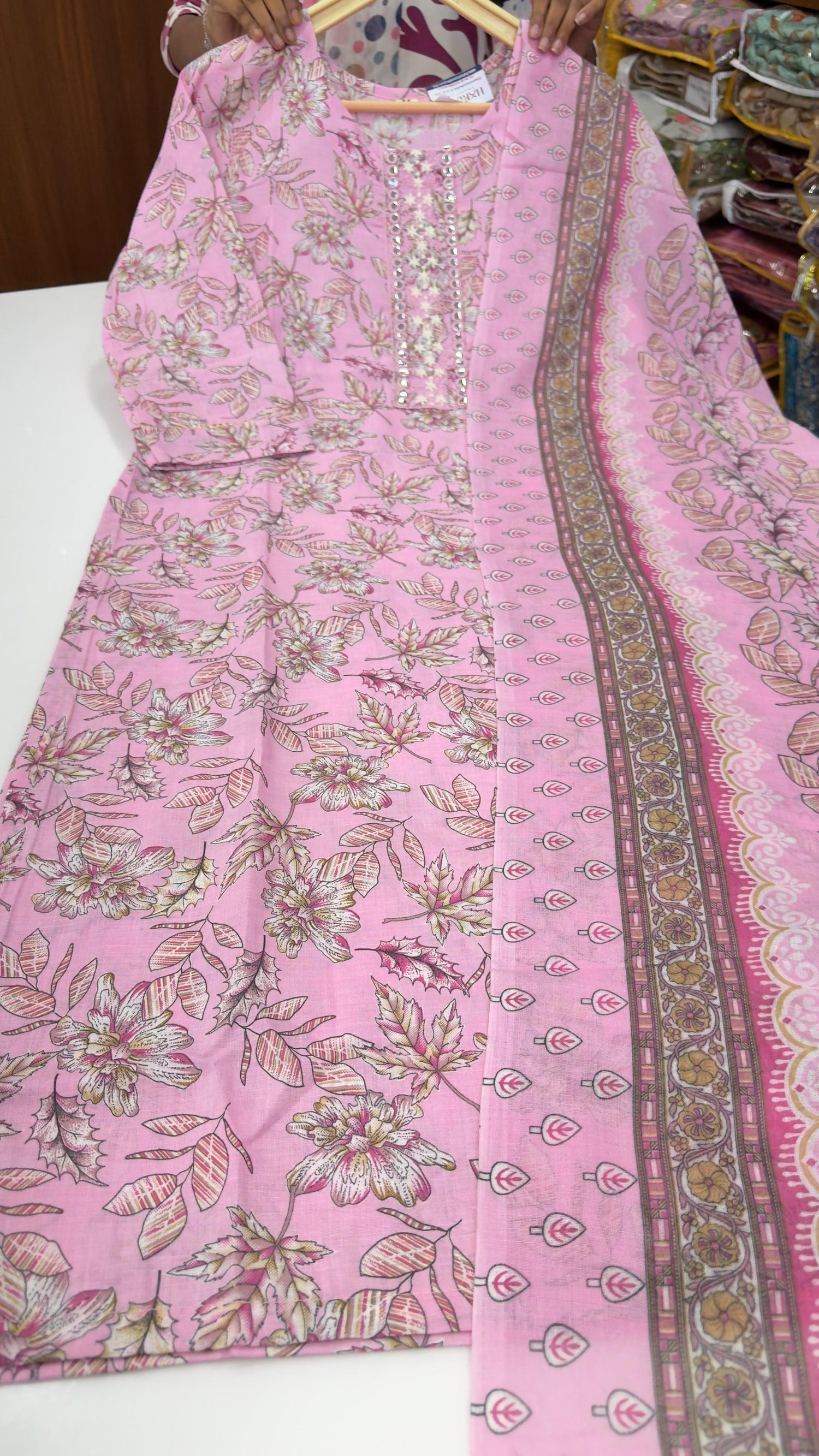 Cotton daily wear 3 piece sets