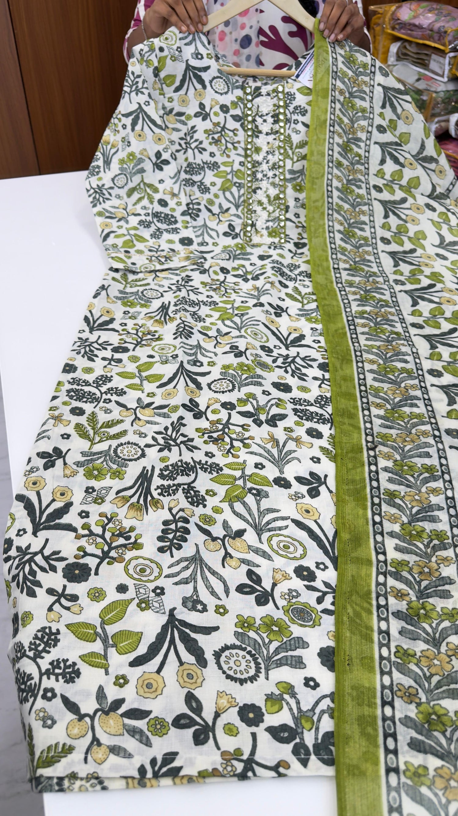 Cotton daily wear 3 piece sets