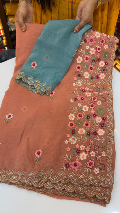 Crush Party wear sarees