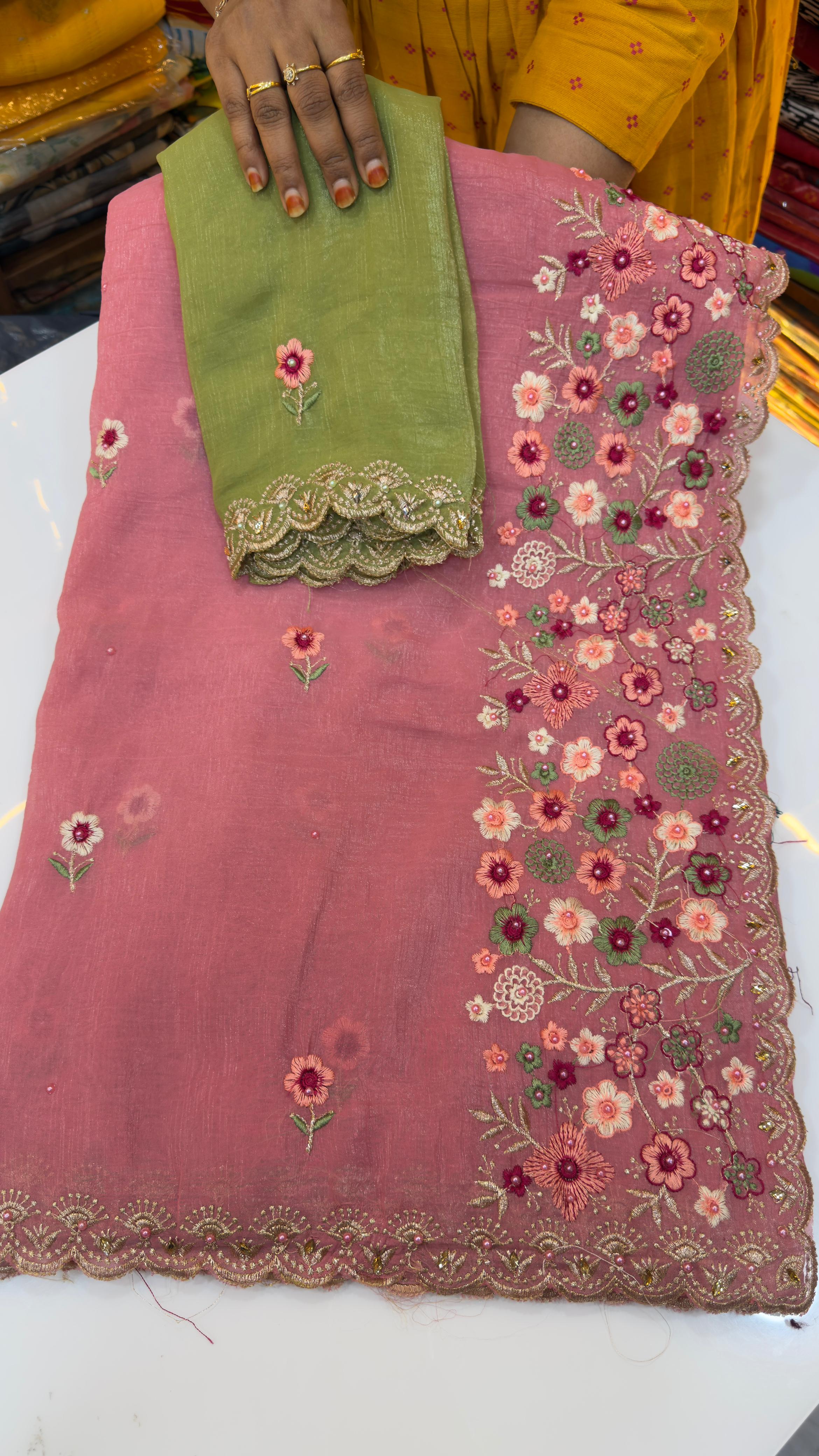 Crush Party wear sarees