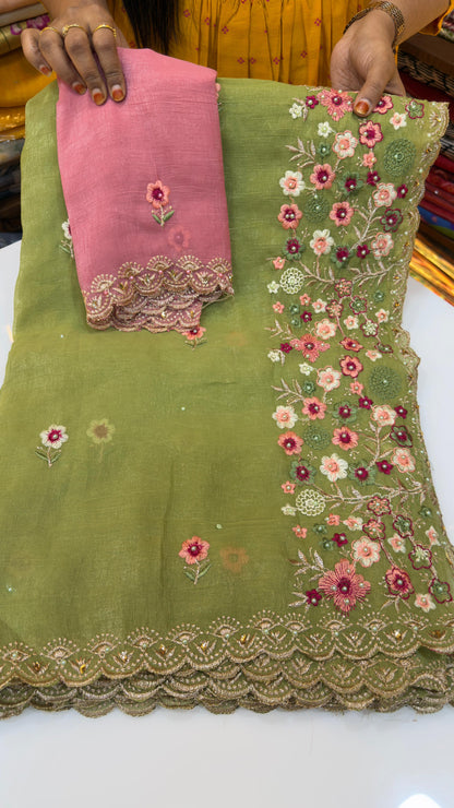 Crush Party wear sarees