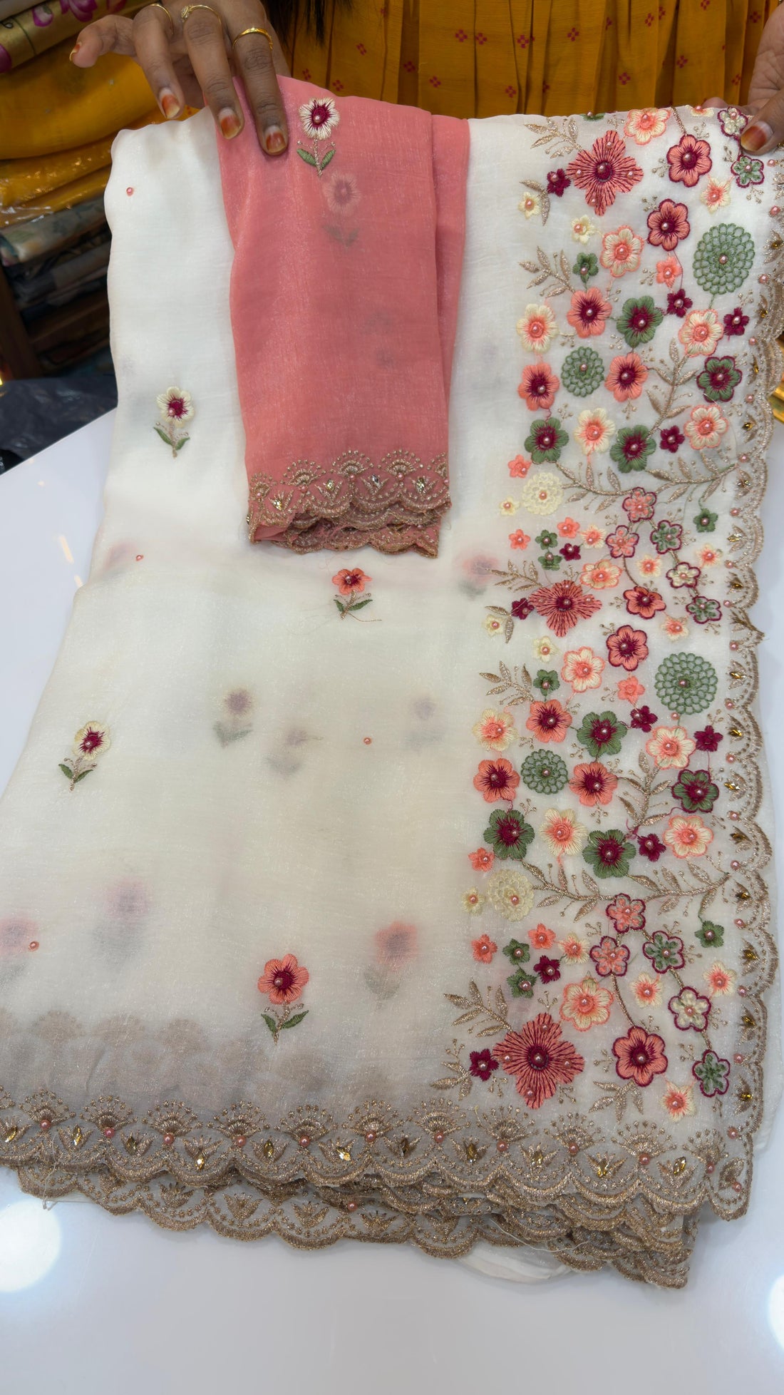 Crush Party wear sarees