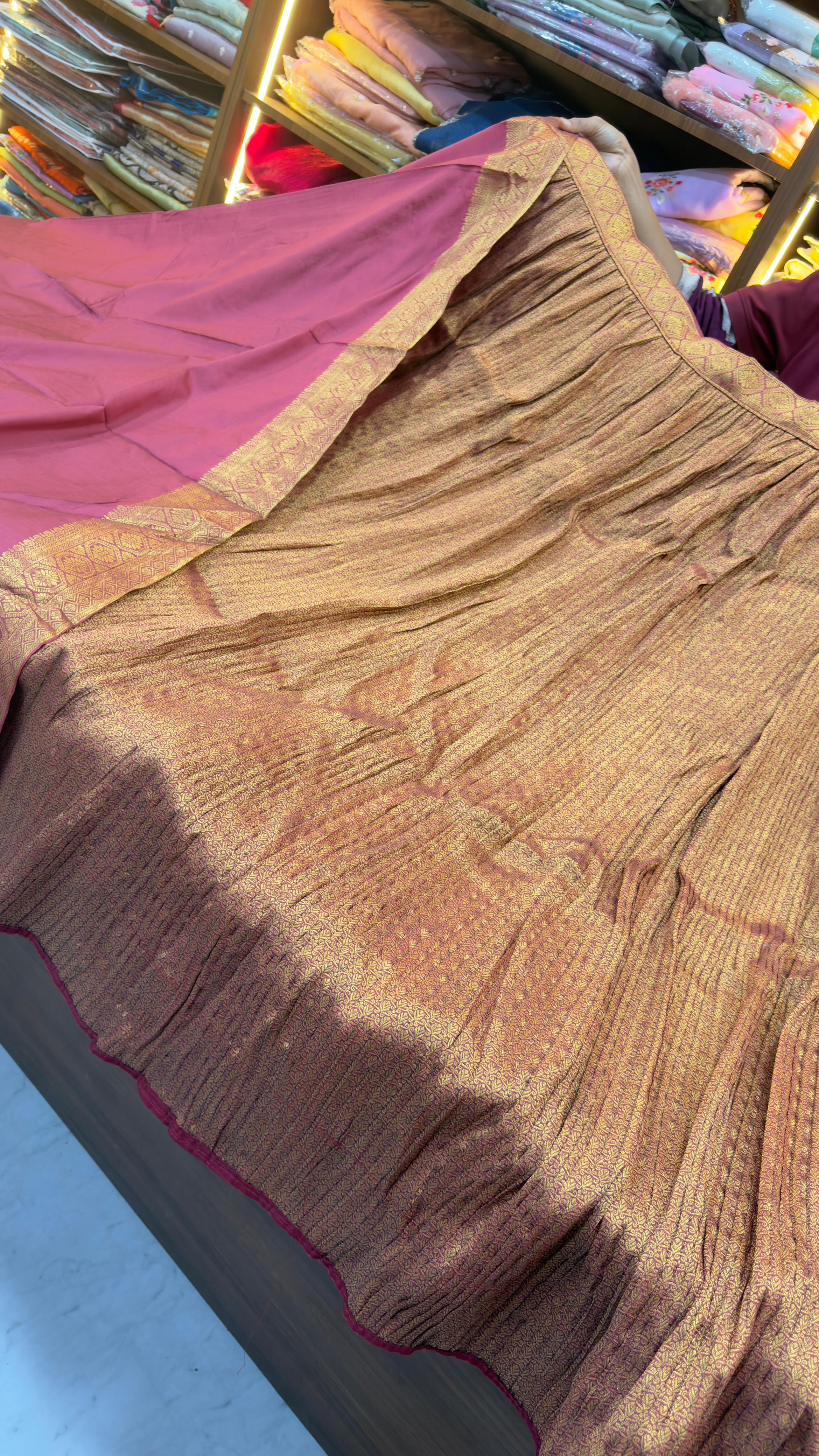 Brocade Full Zari Lehenga