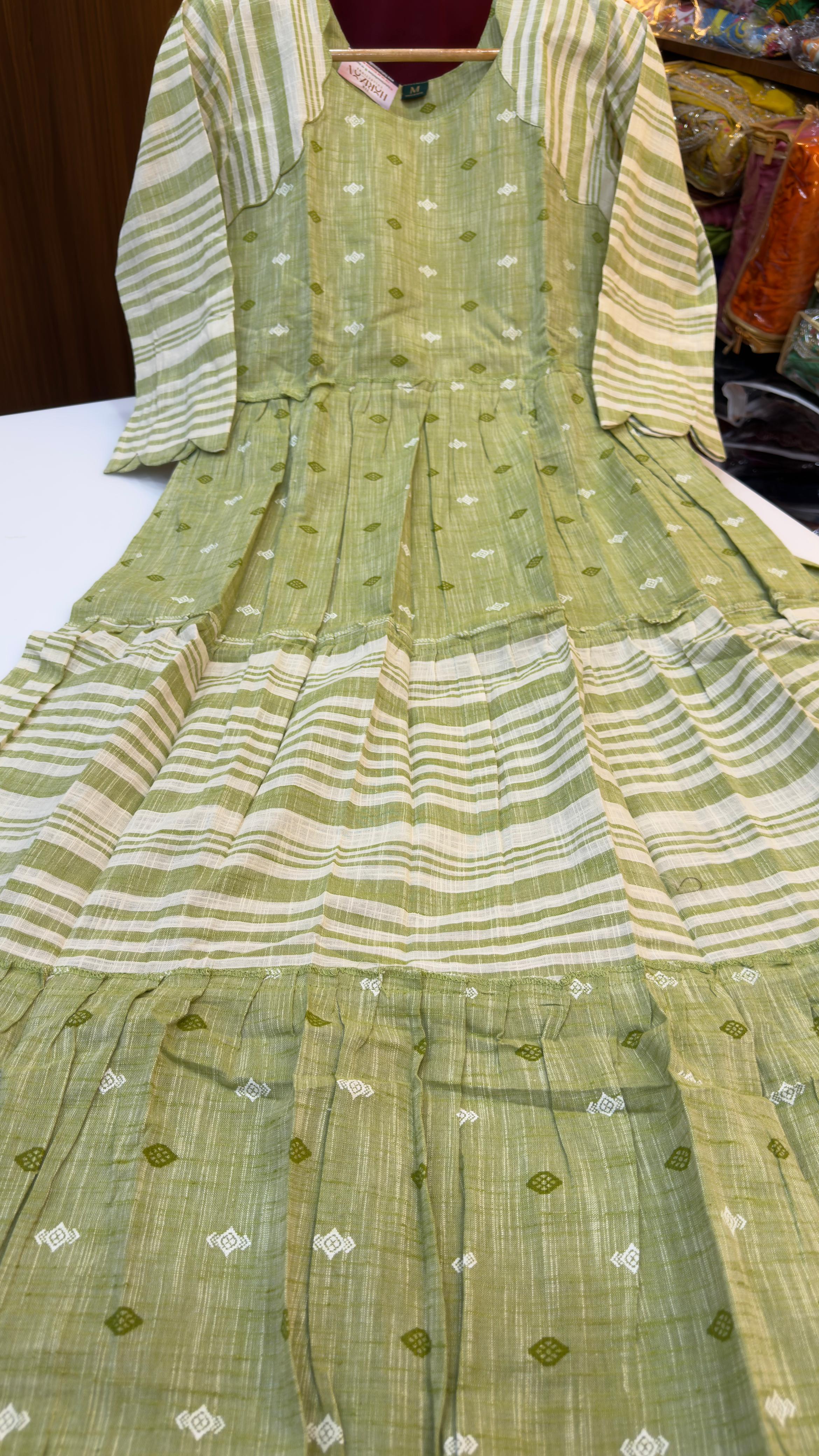 Jamdhani Cotton Frocks