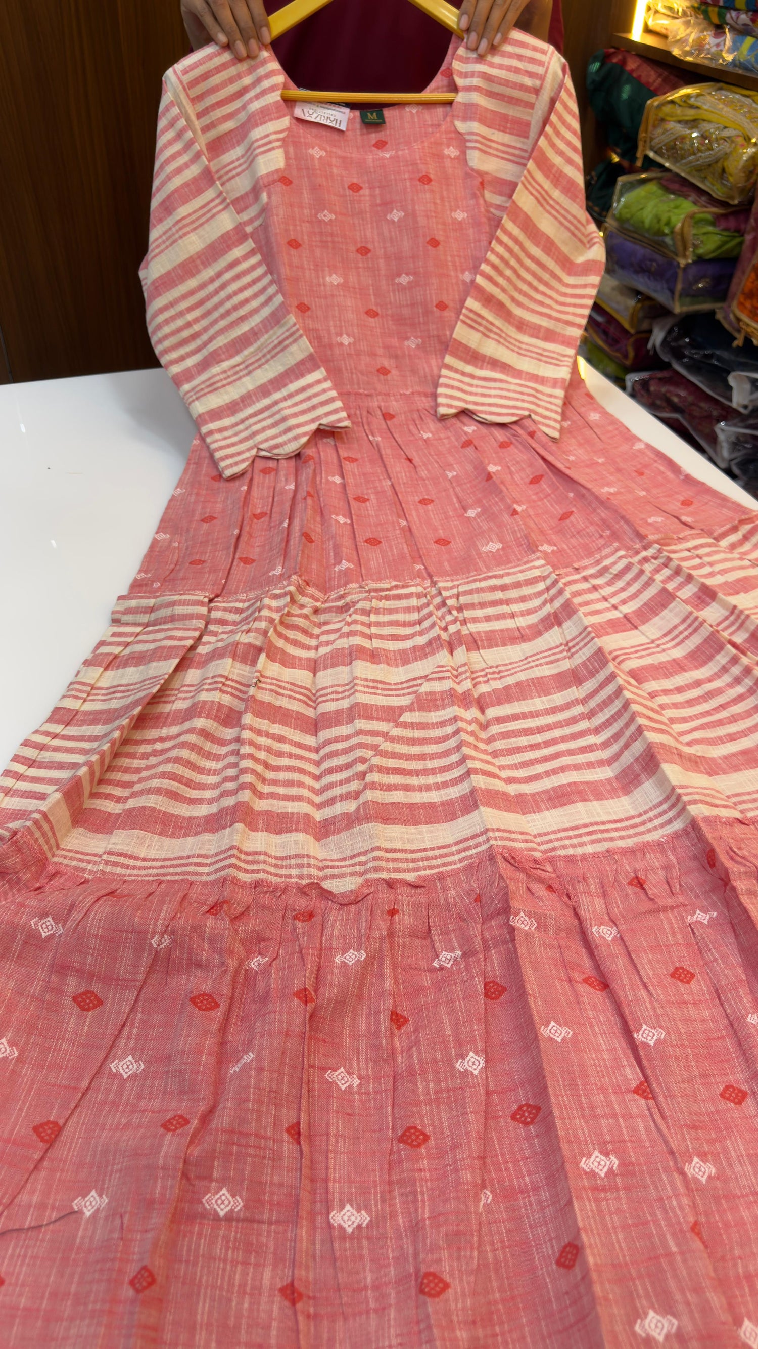 Jamdhani Cotton Frocks