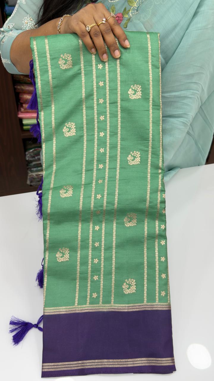 Banarasi Tussar Patti sarees