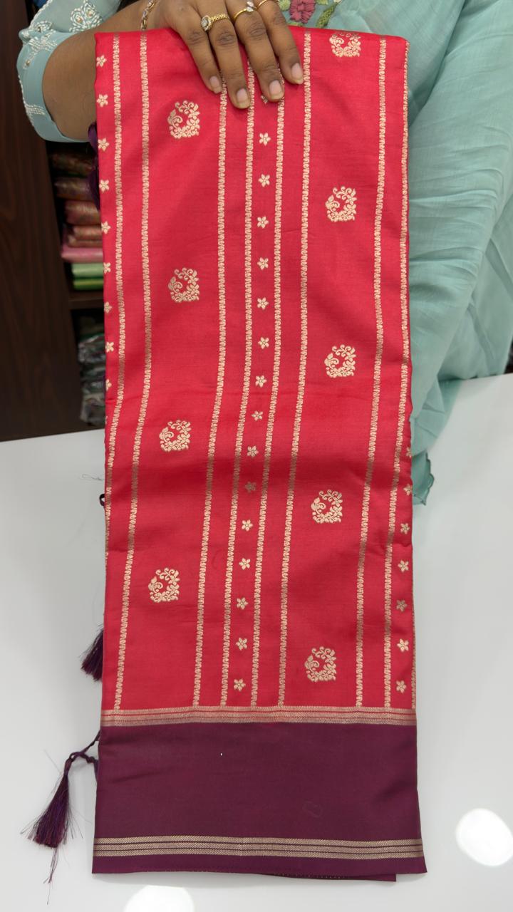 Banarasi Tussar Patti sarees