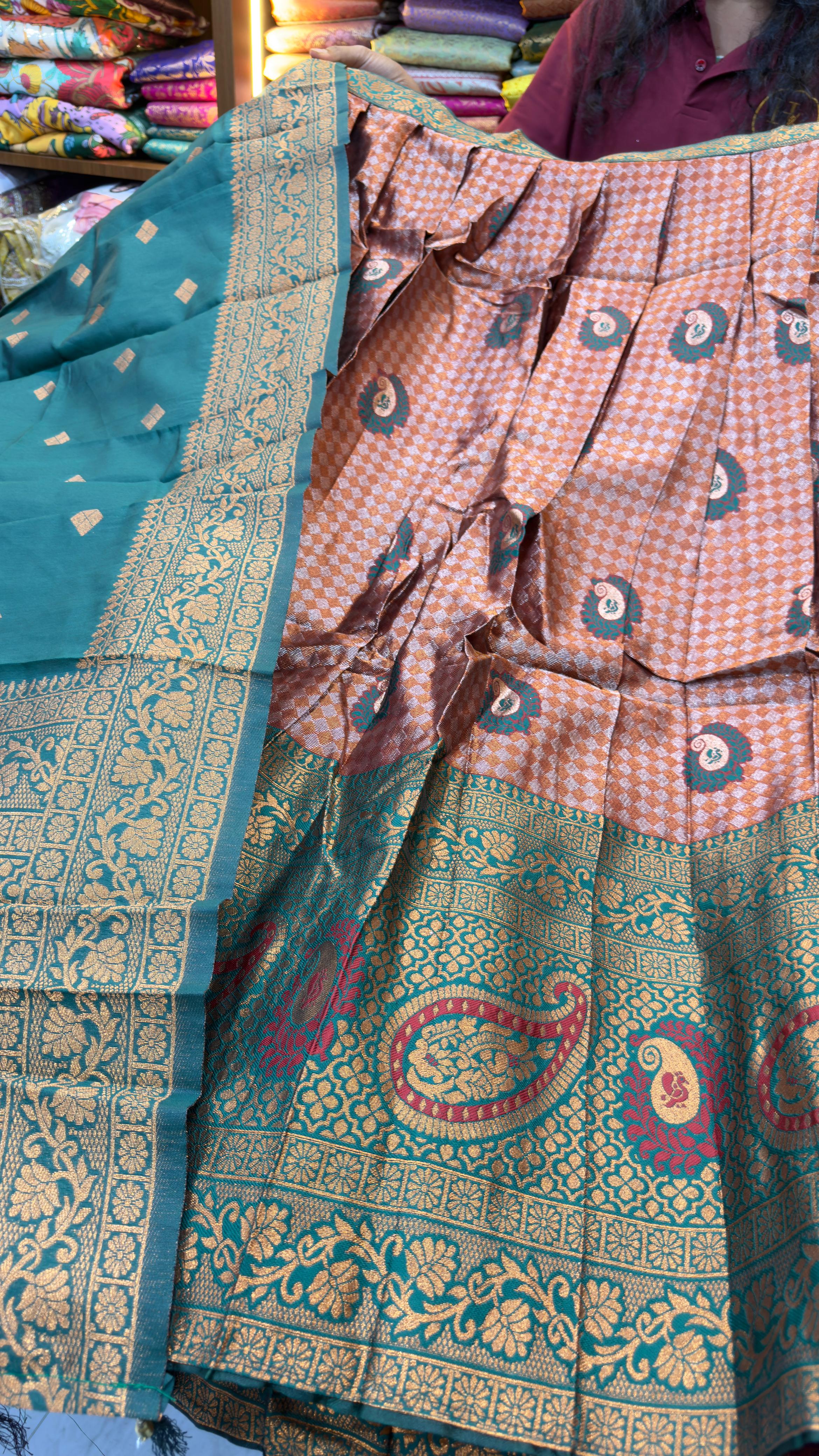 Kanchi Pattu lehengas