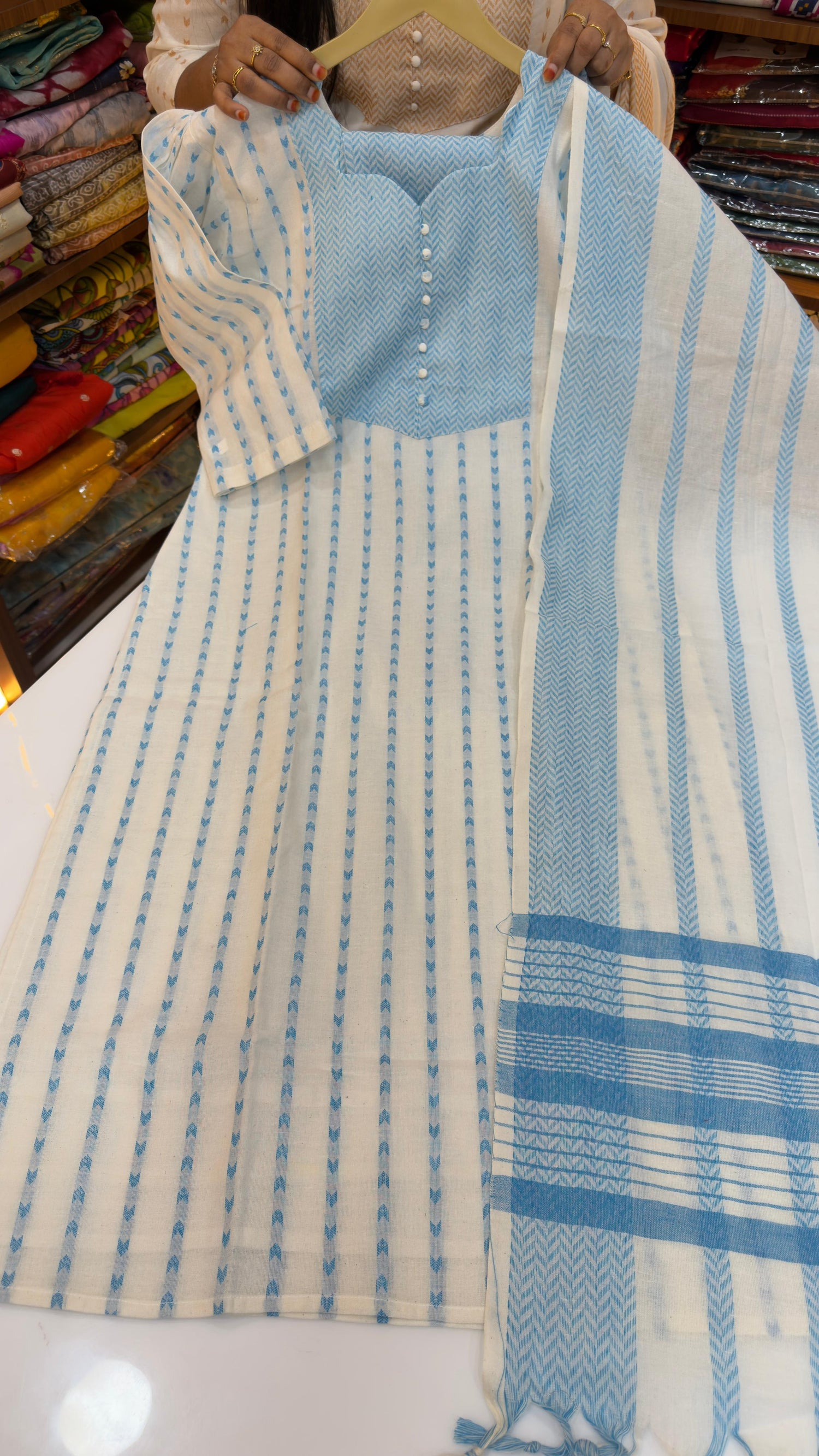 Pure Handloom Cotton 3 piece set