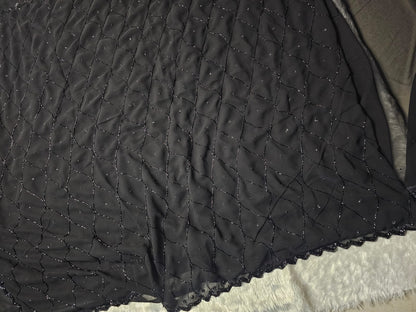 Black Special Work Saree