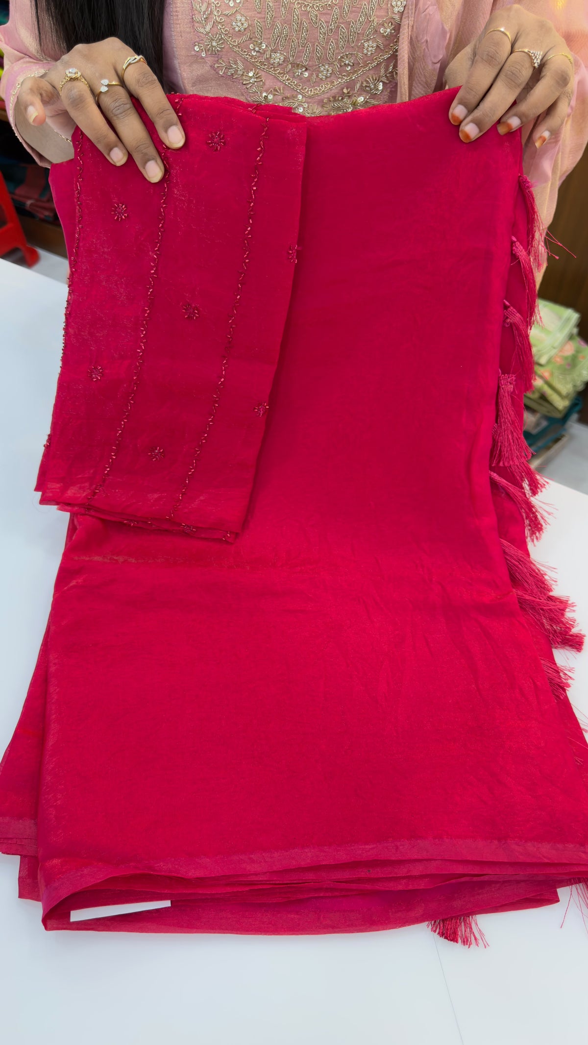 Space silk sarees
