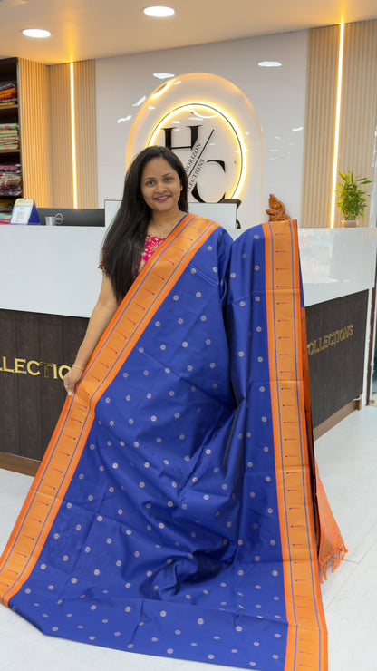 Soft Paithani inspired saree