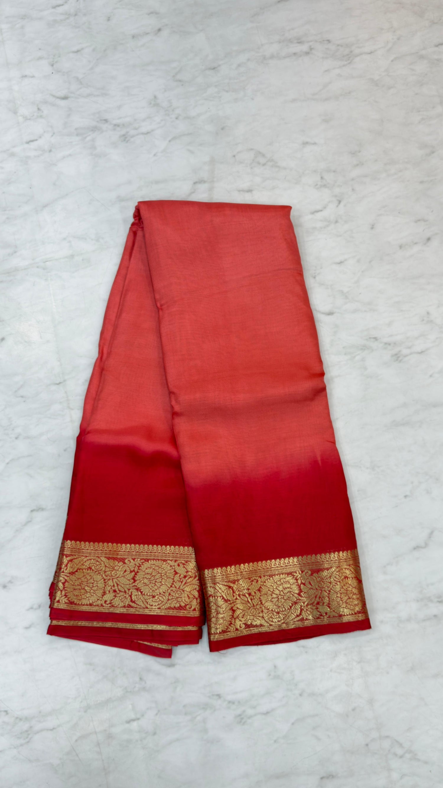 Dual Shade Tussar Banarasi