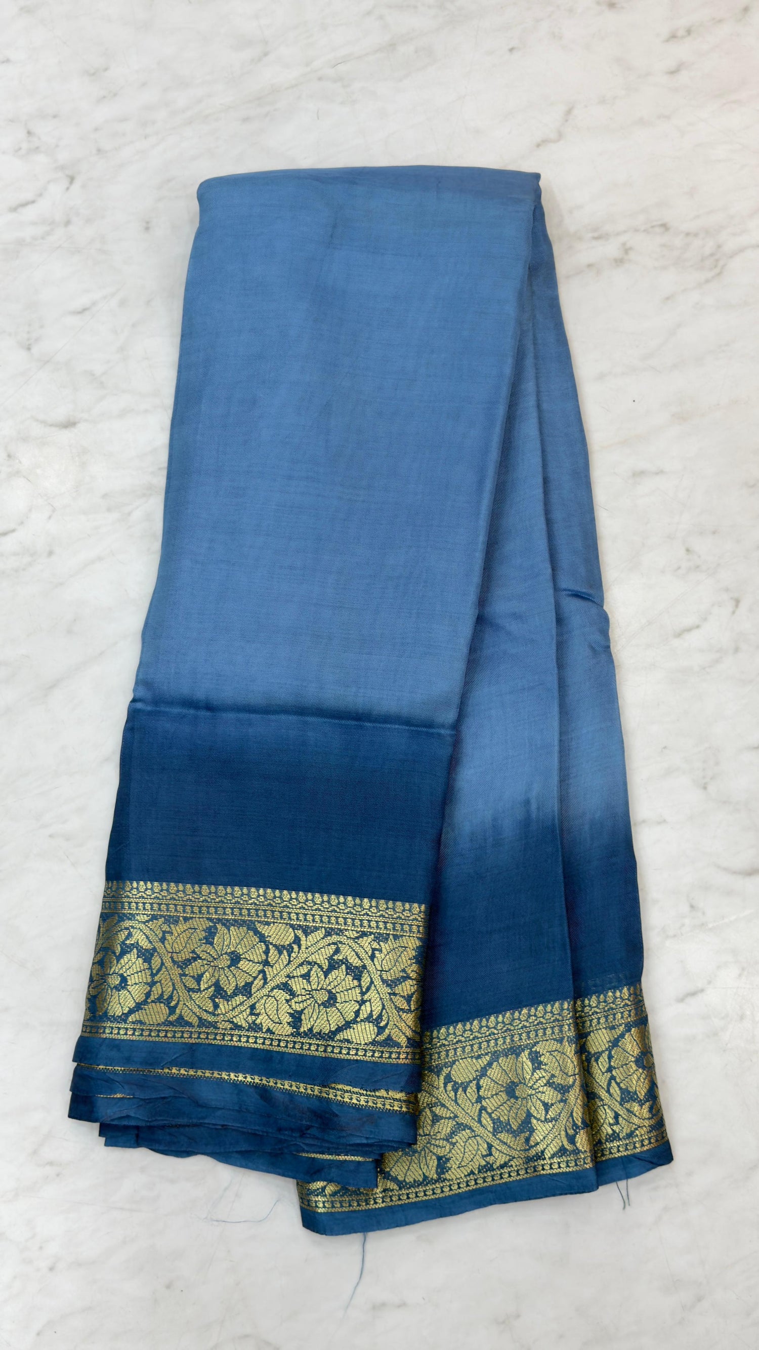 Dual Shade Tussar Banarasi