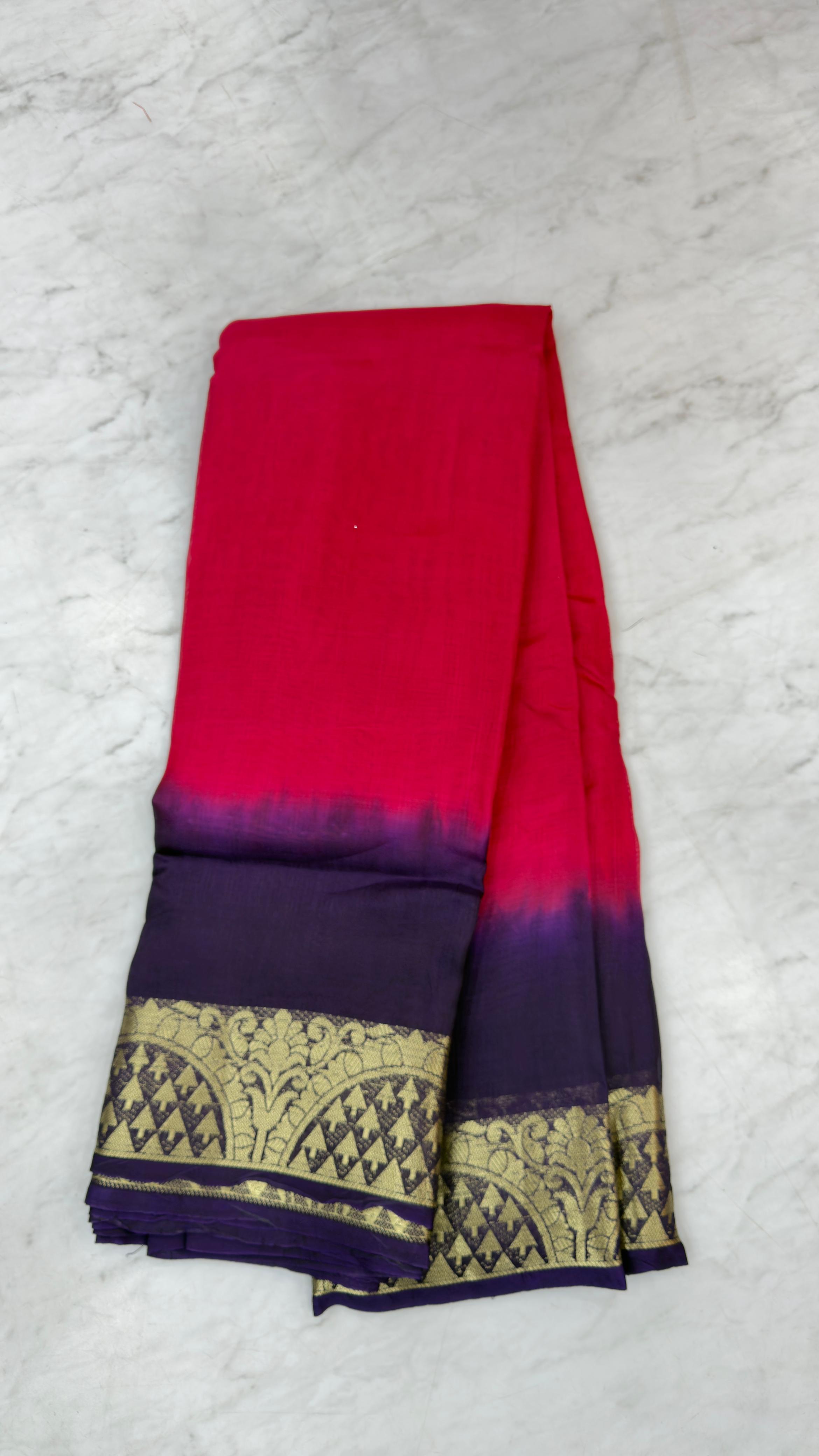 Dual Shade Tussar Banarasi