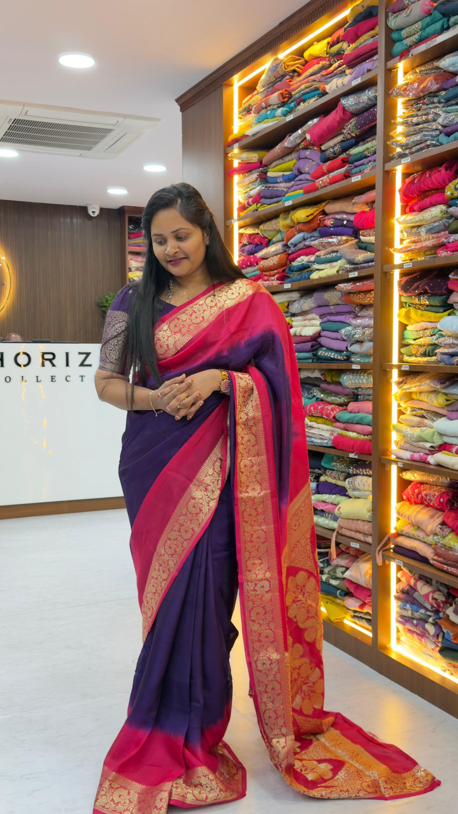 Dual Shade Tussar Banarasi