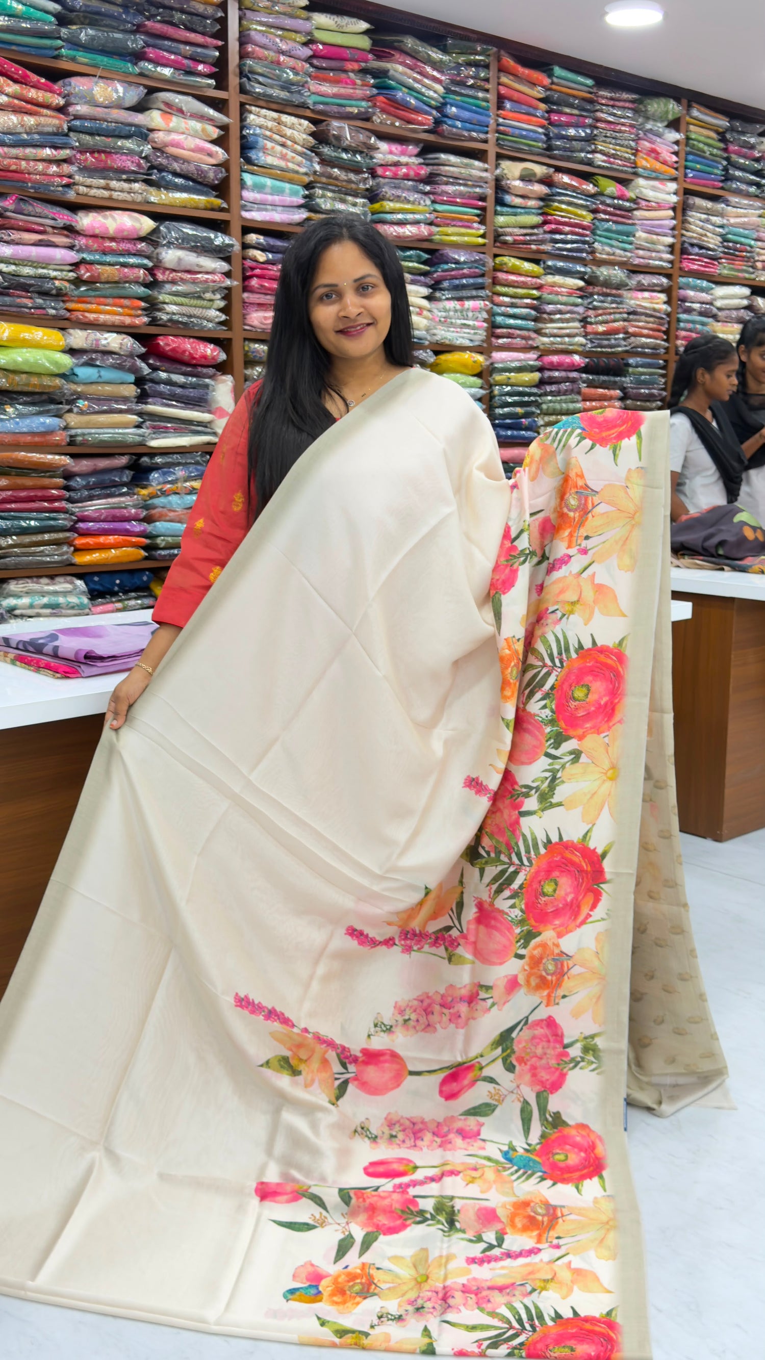 Premium paper Tussar sarees