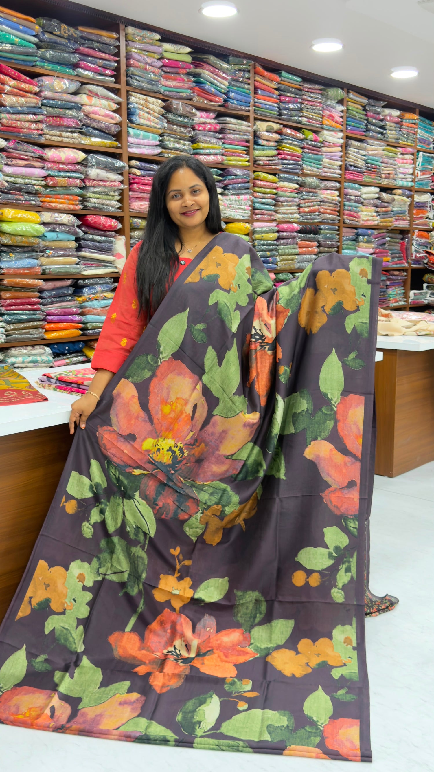 Premium paper Tussar sarees