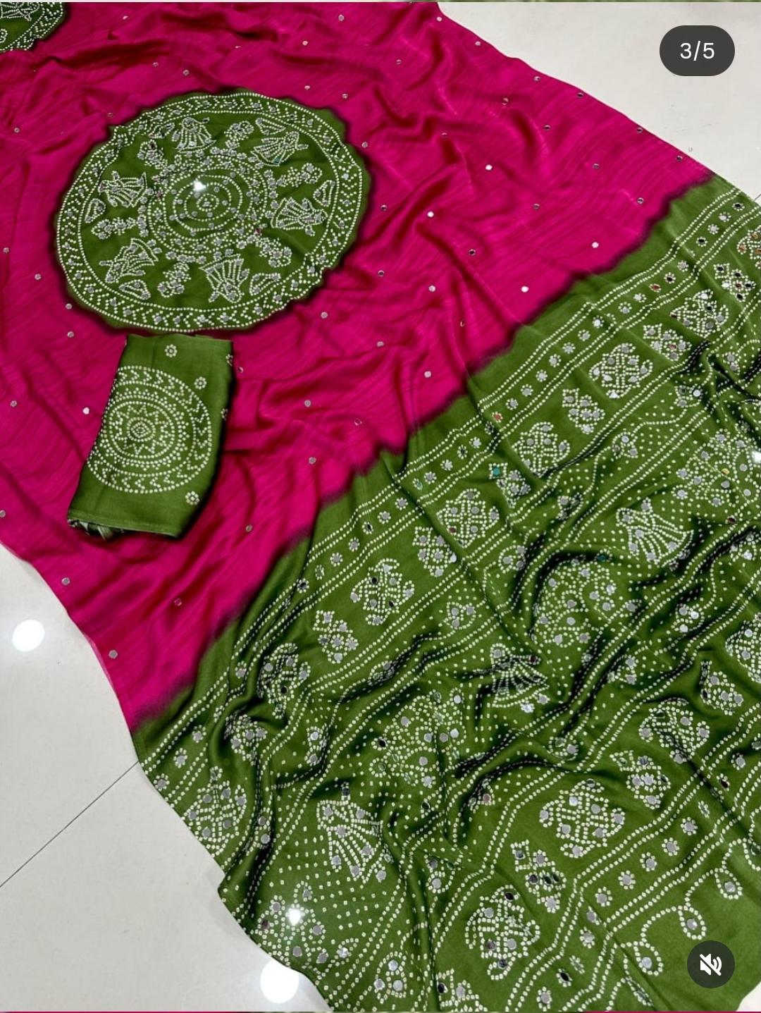 Ajrakh Japan silk