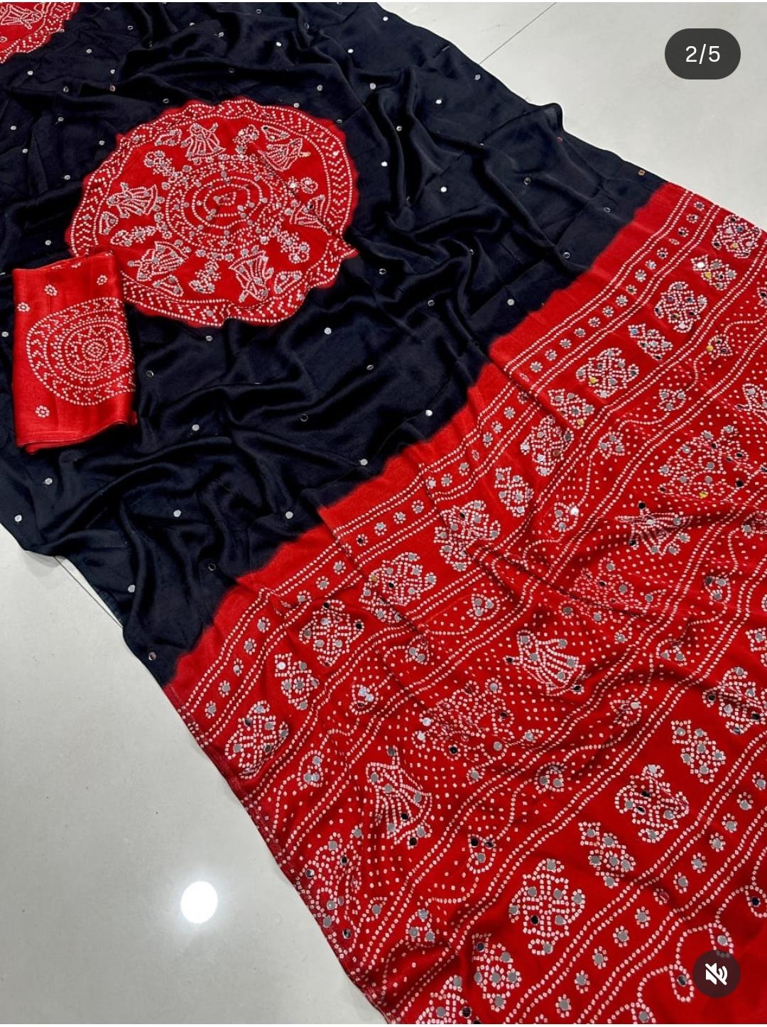 Ajrakh Japan silk