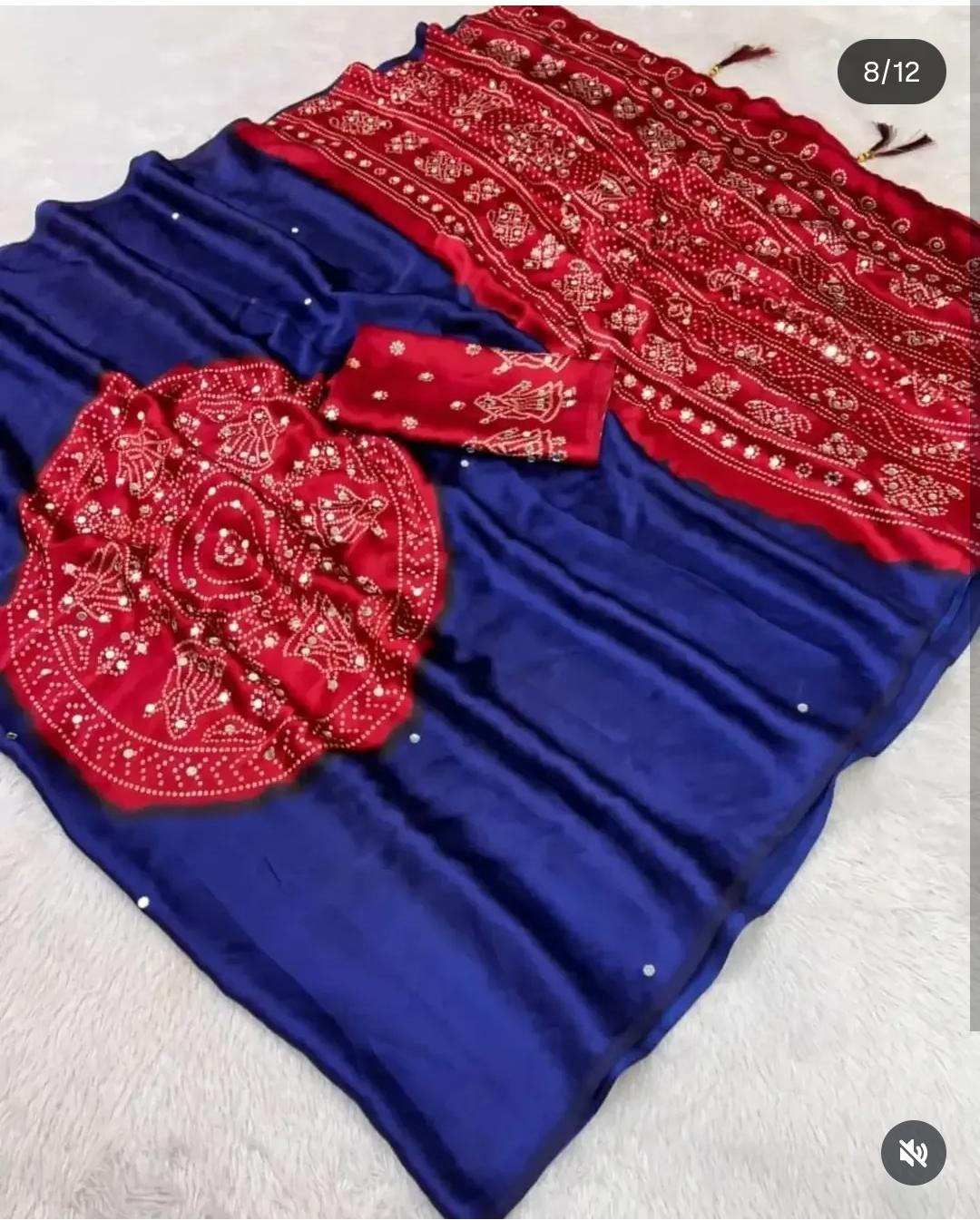 Ajrakh Japan silk