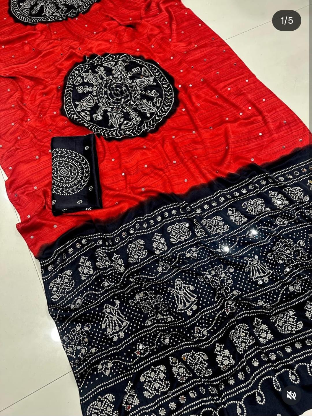Ajrakh Japan silk