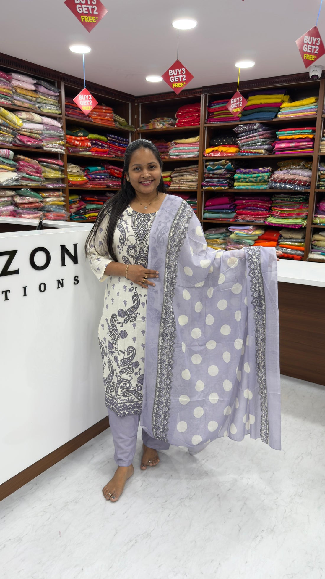 Malai Cotton 3 piece set