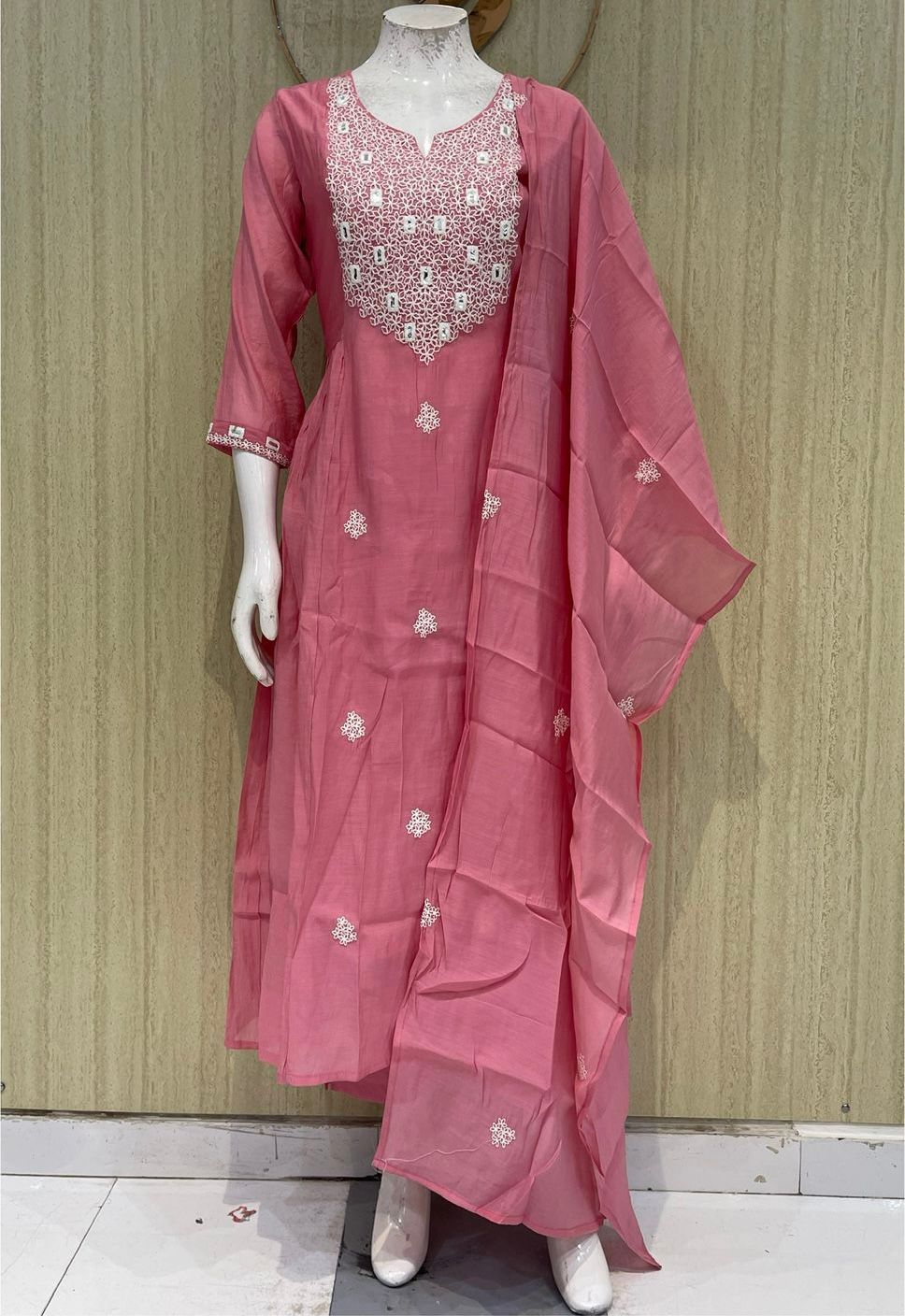 Mul Chanderi dress