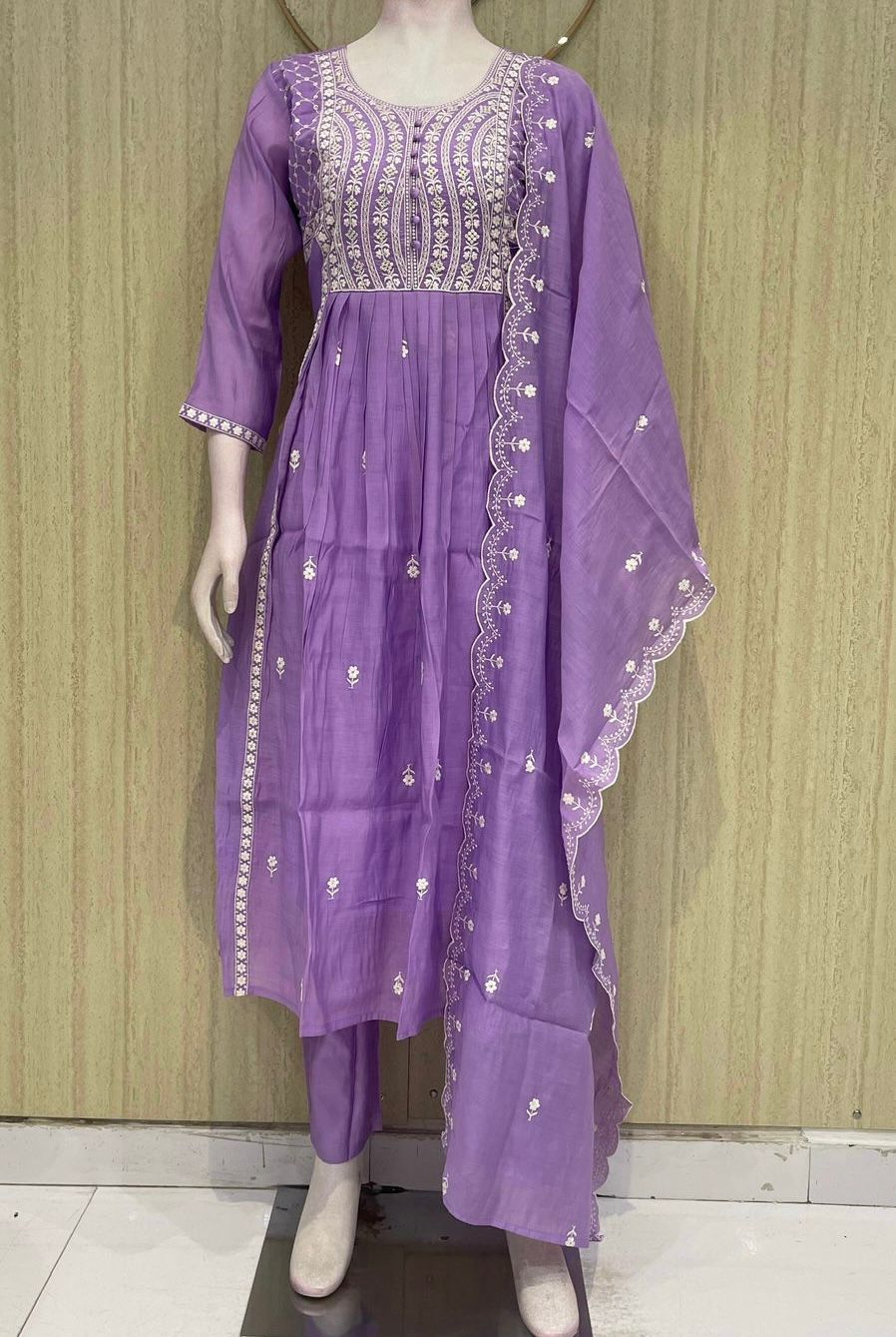 Mul Chanderi dress