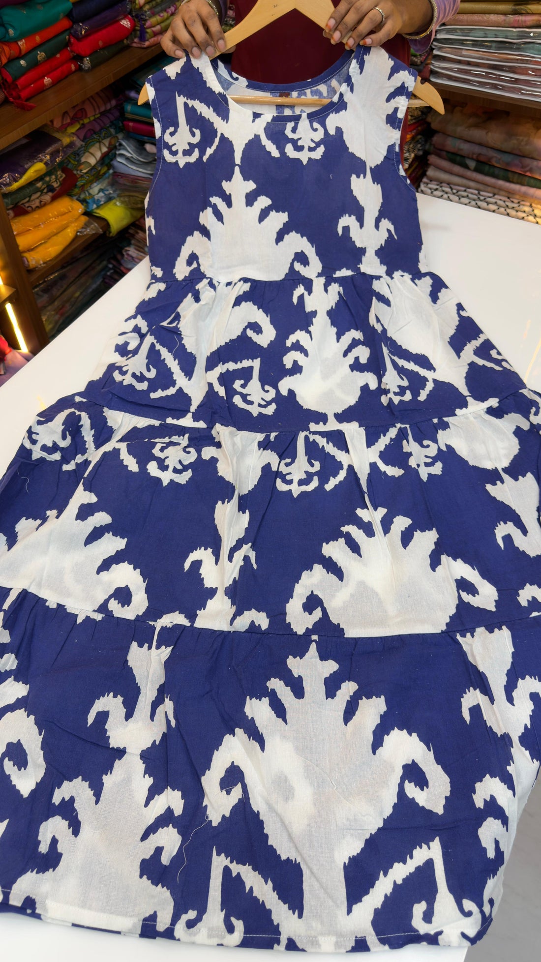 Jaipuri cotton frock