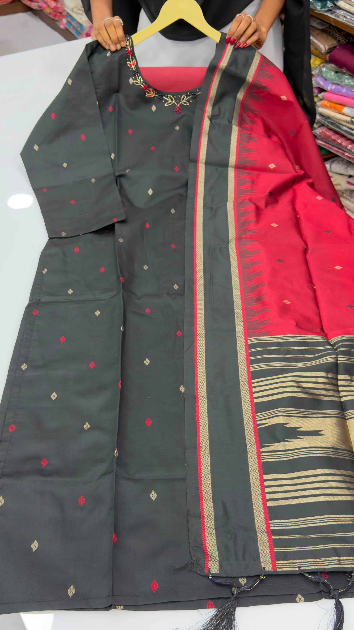 Soft Pattu 3 Piece Sets