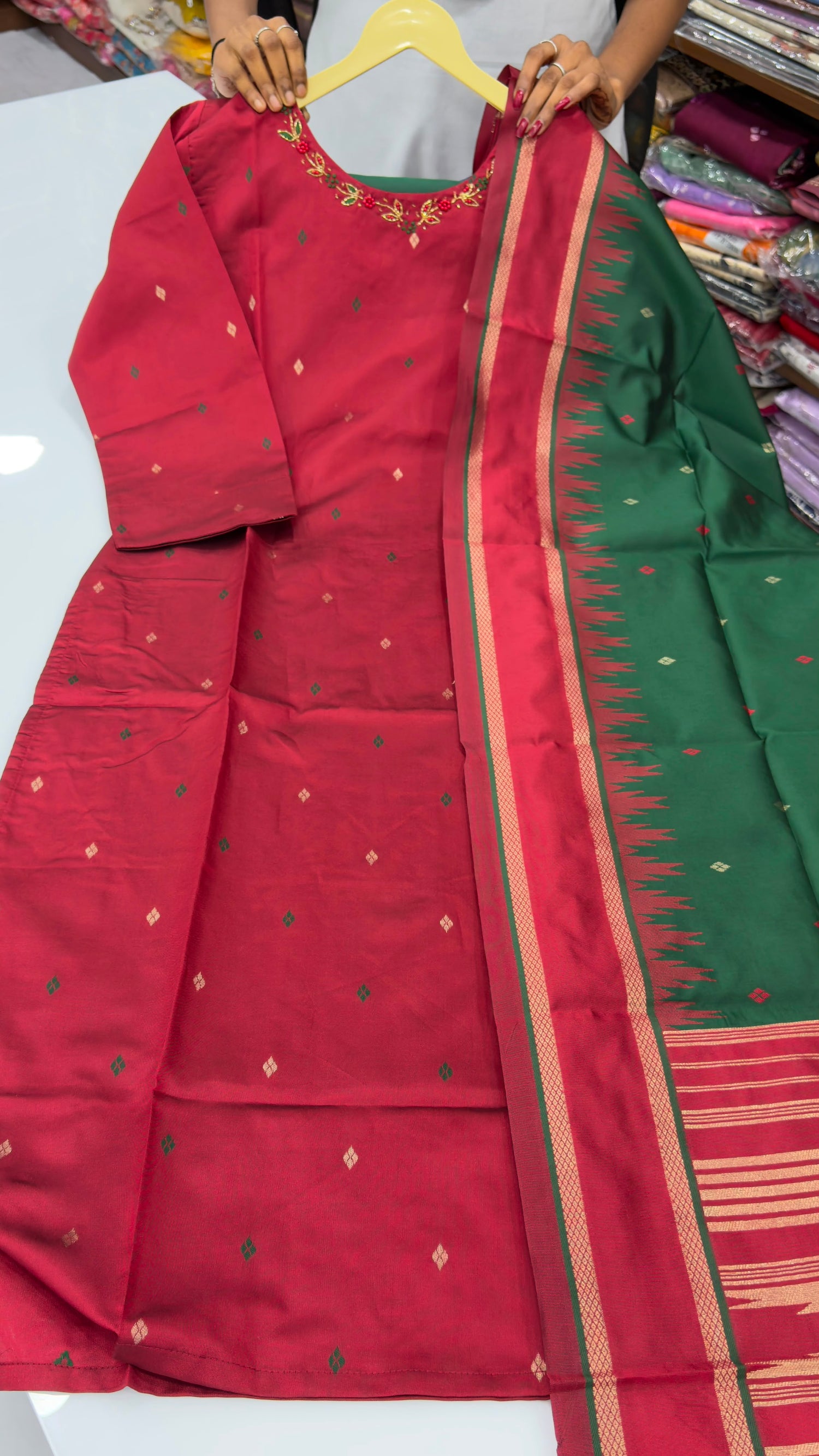 Soft Pattu 3 Piece Sets